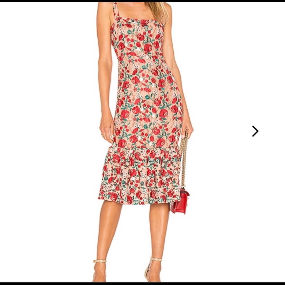 Lovers + Friends Under The Stars midi dress Small